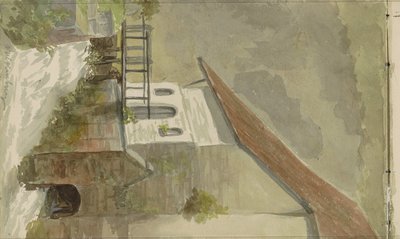 法尔肯堡运河上的房子 作者 Anna Catharina Maria van Eeghen (可能)