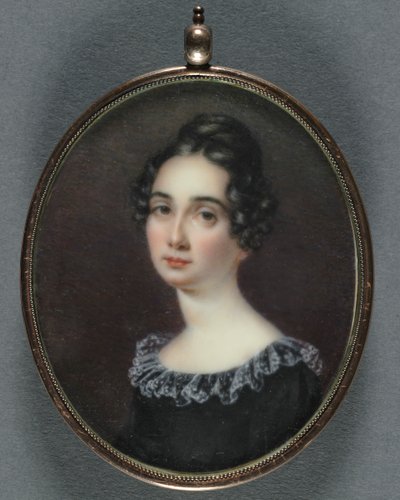 女人的画像，1820年。 作者 安娜·克莱普尔·皮尔