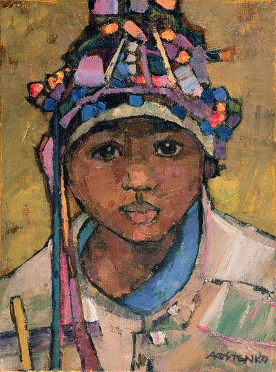 一个男孩的肖像 作者 Anna Contemporary Artist Kostenko