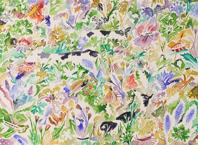 2 《天鹅之歌》，2023 年（水彩画） 作者 