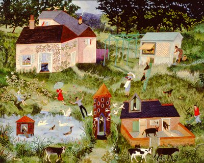 鸭子和潜水》，2006 年（丙烯酸树脂） 作者 