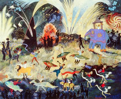 派对时间，2010 年（丙烯酸） 作者 