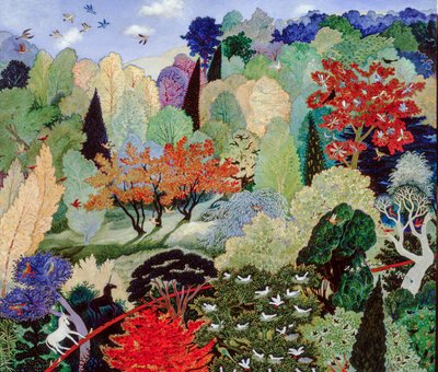 巢树》，2007 年（丙烯酸树脂） 作者 