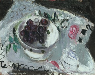 葡萄盘，c.1957（船上油） 作者 安妮·雷德帕斯