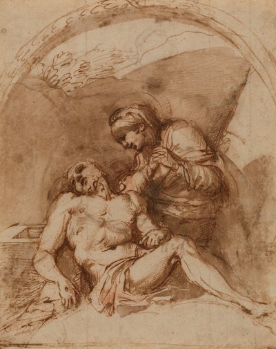 Carracci - r Pietà, RCIN 902169 作者 Annibale Carracci