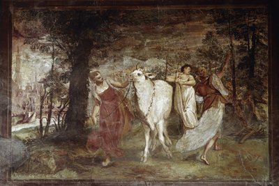 领先木星的欧罗巴（壁画 作者 Annibale Carracci