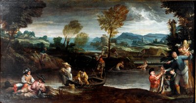 钓鱼 作者 Annibale Carracci