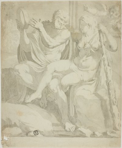 大力士和伊奥莱 作者 Annibale Carracci