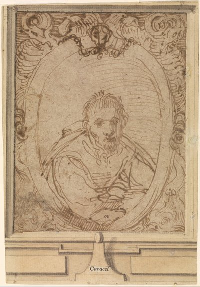 自画像 作者 Annibale Carracci