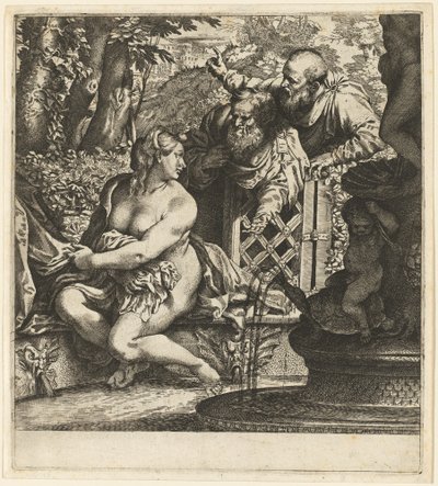 苏珊娜和长老们 作者 Annibale Carracci