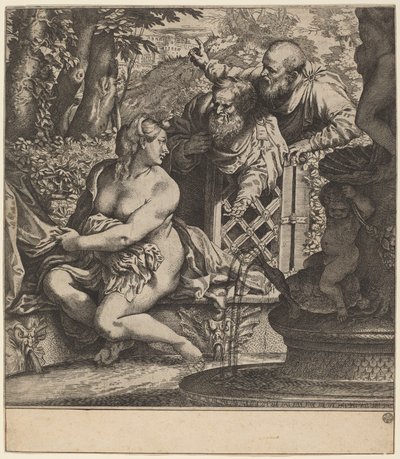 苏珊娜和长老们 作者 Annibale Carracci