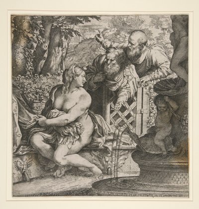 苏珊娜和长老们 作者 Annibale Carracci