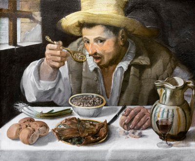 The Bean Eater 作者 Annibale Carracci