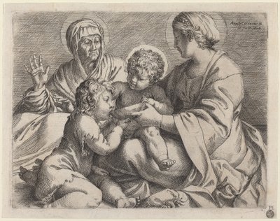 碗里的圣母 作者 Annibale Carracci