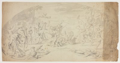巴克斯和阿里阿德涅的胜利 作者 Annibale Carracci