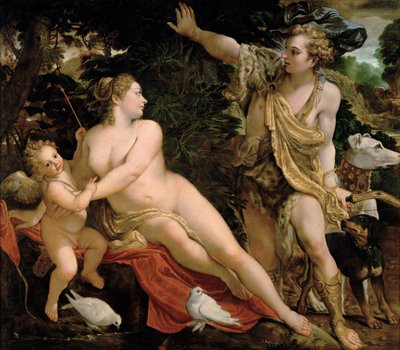维纳斯与阿多尼斯 作者 Annibale Carracci