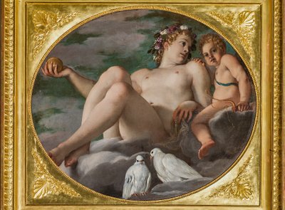 维纳斯与丘比特 作者 Annibale Carracci