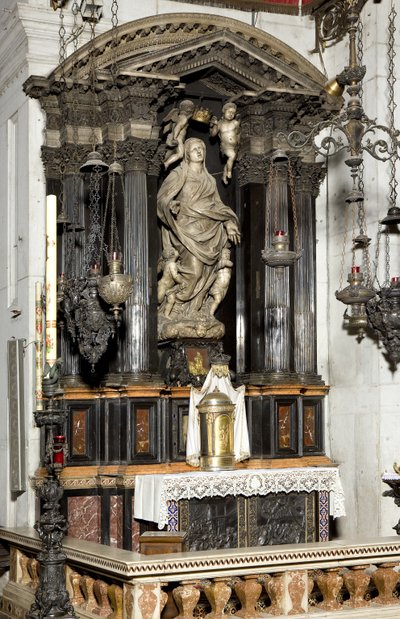圣母玛利亚的假设，1586年 作者 Annibale Fontana