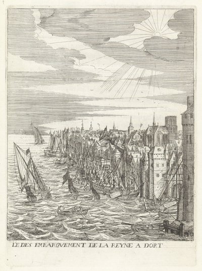 多德雷赫特的玛丽亚-德-美第奇纪念馆
Le des embarquement de la reyne a Dort（标题见实物）
历史上的英国王室在巴斯克地区的联合省（丛书名） 作者 Wenceslaus Hollar（拒绝归属）