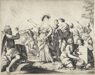 密涅瓦寓言 作者 卡洛·马拉塔（Carlo Maratta）