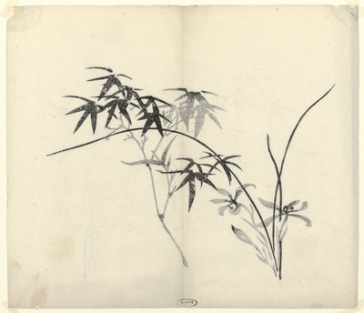 竹子和兰花 作者 胡正彦（十竹工作室）