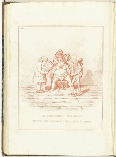 Barensnood van de Nationale Conventie, 1795 年
制定宪法的巴达维亚国民大会（实物标题）
再生的荷兰（意大利语版本）（丛书名称）
荷兰的再生：所有再生民族的镜子（丛书名 作者 詹姆斯·吉尔雷（可能）