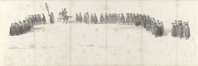 1849 年 4 月 4 日已故国王威廉二世在代尔夫特下葬（第 2 张）
1849 年威廉二世葬礼游行的五张连续照片（系列标题） 作者 咏叹调科内利斯克鲁斯曼