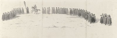 1849 年 4 月 4 日已故国王威廉二世在代尔夫特下葬（第 2 张）
1849 年威廉二世葬礼游行的五张连续照片（系列标题） 作者 无名氏