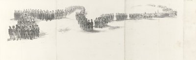 1849 年 4 月 4 日已故国王威廉二世在代尔夫特下葬（第 5 张）
1849 年威廉二世葬礼游行的五张连续照片（系列标题） 作者 咏叹调科内利斯克鲁斯曼