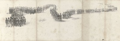 1849 年 4 月 4 日已故国王威廉二世在代尔夫特下葬（第 5 张）
1849 年威廉二世葬礼游行的五张连续照片（系列标题） 作者 咏叹调科内利斯克鲁斯曼
