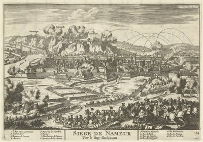 国王威廉三世的纳门之战，1695 年
纳穆尔之围 作者：Roy Guiljaum（标题在实物上）
Les Forces de l
