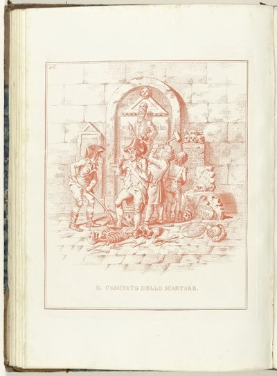 弃物委员会, 1795 年
丢弃委员会（物品上的标题）
再生的荷兰（意大利语版本）（系列名称）
荷兰的再生：所有再生民族的镜子（关于物品的系列标题） 作者 詹姆斯·吉尔雷（可能）