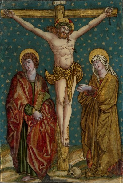 Crucifixion of Christ, with the Virgin and St John 作者 马尔坎通尼奥·莱蒙迪