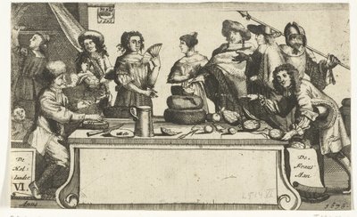 De Fransman en de Hollander，1673 年
弗朗斯曼-霍兰德/勒-弗朗索瓦-勒-霍兰德（物品上的标题） 作者 无名氏