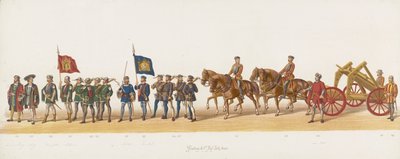 1873 年代尔夫特游行（第九版）
代尔夫特学生团成员于 1873 年 7 月 8 日举行的服装游行，描绘了：1492 年祖特芬伯爵、盖尔公爵、埃格蒙特的查理进入阿纳姆（系列 作者 无名氏