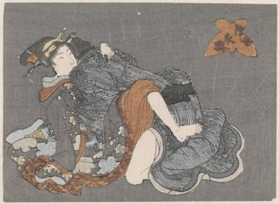 男子拥抱坐着的女子
雷克和土蜘蛛（系列名称） 作者 无名氏