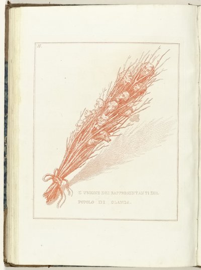 Gesel van de Provisionele Representanten van het Volk van Holland , 1795
荷兰人民代表联盟（物上标题）
再生的荷兰（意大利语版本）（丛书名称）
荷兰的复兴：所有人民的一面镜子....... 作者 詹姆斯·吉尔雷（可能）