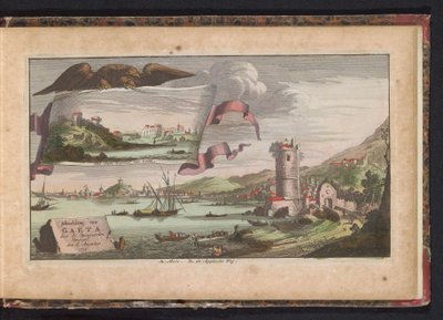 加埃塔景观，1734 年 加埃塔的图像，于 1734 年 8 月 6 日被西班牙人征服（物品上有标题） 作者 无名氏