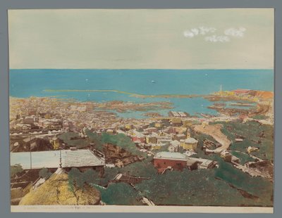 意大利热那亚和林古里亚海景观
Righi al Castellaccio 餐厅全景（文物上的标题）
热那亚（文物上的系列名称） 作者 无名氏