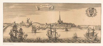 Oud-Arnemuiden 的视图 Oud Arnemuyden（物体上的标题） 作者 无名氏