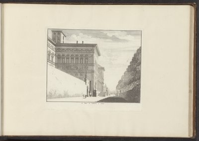 罗马博尔盖塞别墅景观
Le Palais de Vallamena à Gennes（物品上的标题）
威尼斯、里窝那、那不勒斯和罗马的宫殿和古迹（系列标题） 作者 Melchior Küsel (I) (可能)