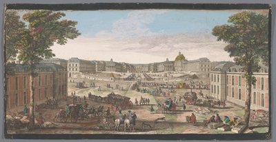 凡尔赛宫正面景观
Diverses vues du Chateau de Versailles（标题见实物） 作者 无名氏