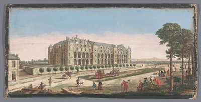 巴黎马德里城堡景观
Vüe du Chateau Royal de Madrid（标题见实物） 作者 雅克·里戈（可能）