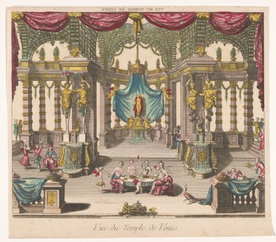 维纳斯神庙内部景观 Vue du Temple de Venus（物体上的标题） 作者 Anonymous