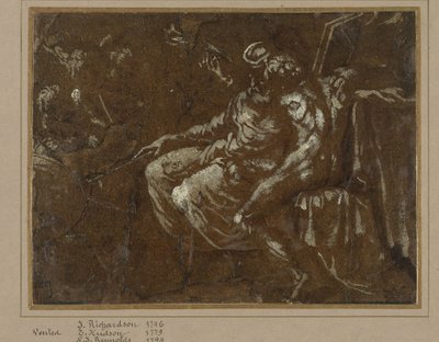 全球各地的哲学家团体（亚伯拉罕和罗得划分了世界？） 作者 Jacopo Tintoretto（拒绝归属）