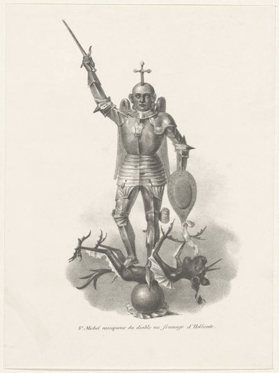 圣米歇尔用荷兰奶酪战胜魔鬼，1830 年
St Michel vainqueur du diable au fromage d