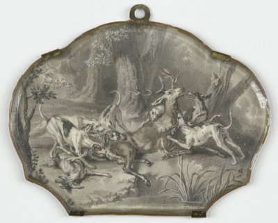 猎鹿 作者 Jean Baptiste Oudry（复制后）