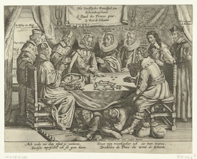 围绕申肯斯堡的游戏，1635-1636 年
Het Vorstelijcke Ravelspel om Schenckenschants / Le Ravel des Princes pour le Fort de Schentks（标题见实物） 作者 西蒙·范德帕塞（可能）