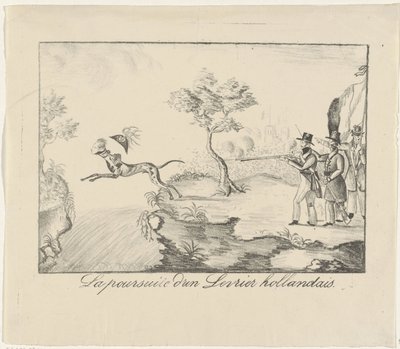 狩猎灰猎犬，1830 年
La poursuite d
