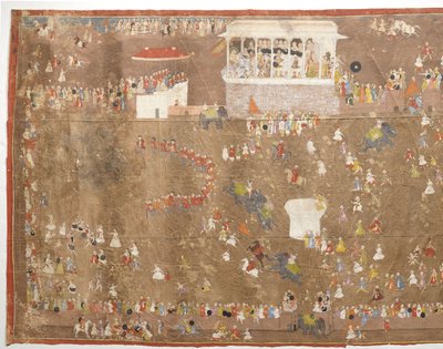 琼-凯特拉尔给乌代布尔国王的使节团
1711 年，乌代布尔的桑格拉姆-辛格大王招待约翰-约书亚-凯特拉尔率领的荷兰东印度公司成员 作者 无名氏